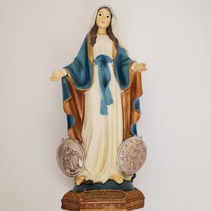 12" Our Lady of Grace Statue/ Our Lady of the Miraculous Medal 💖